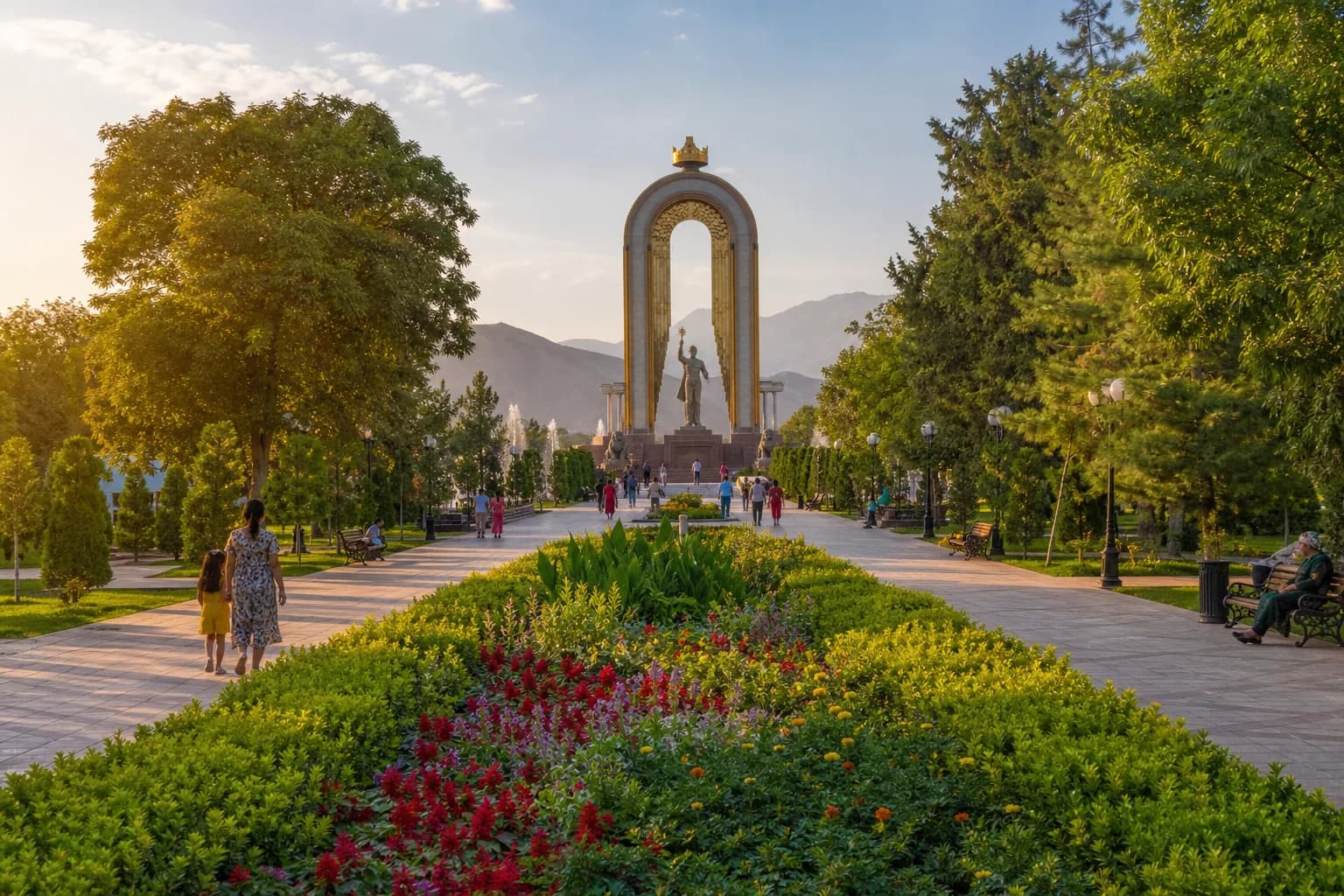 Главные парки Душанбе