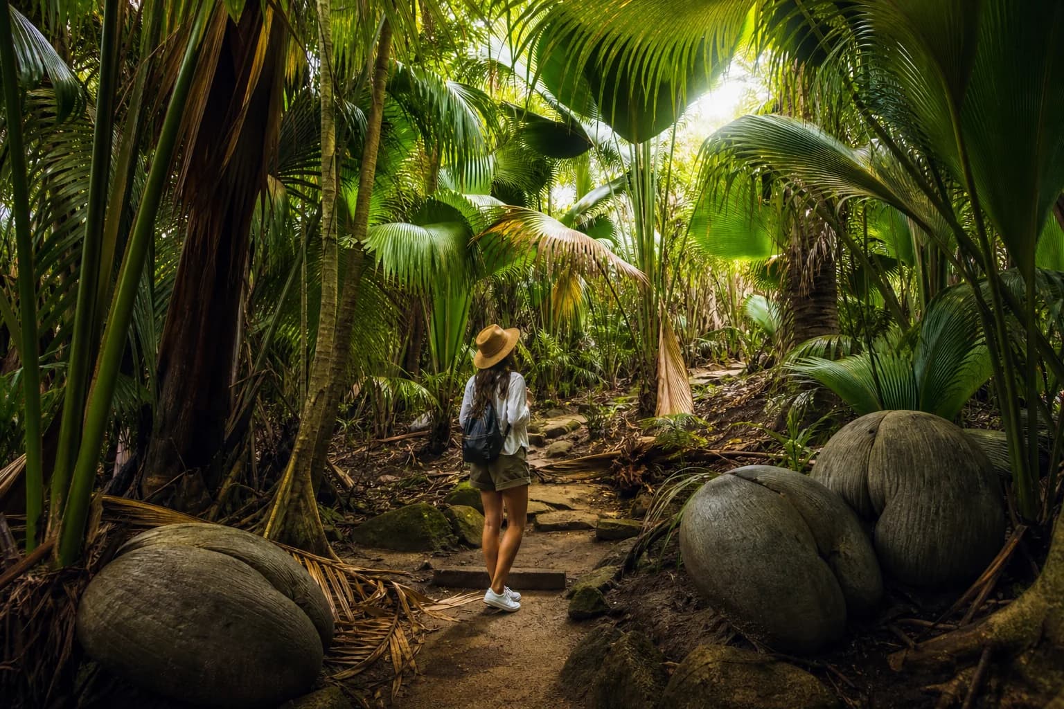 Vallée de Mai — заповедник Праслин и объект ЮНЕСКО
