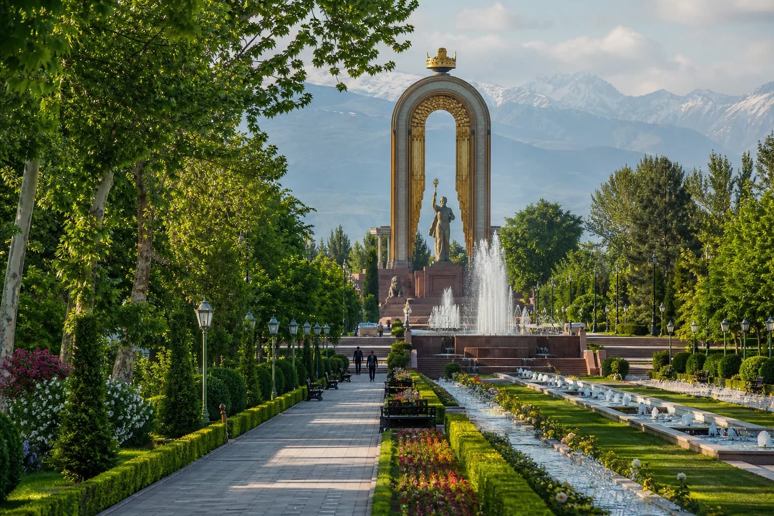 Парки Душанбе: сады, прогулки и отдых